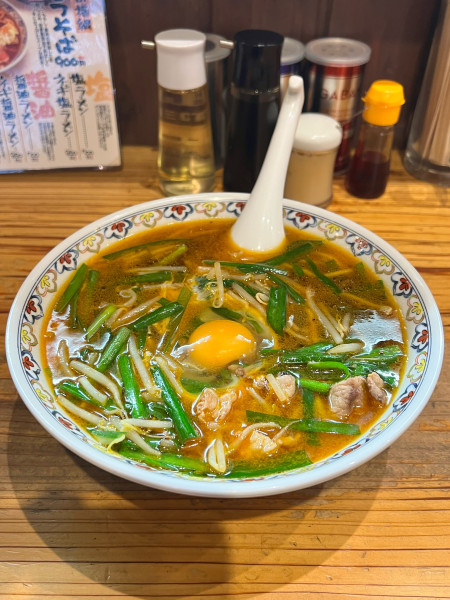「ニラそば」@拉麺 桜木屋 秋田店の写真