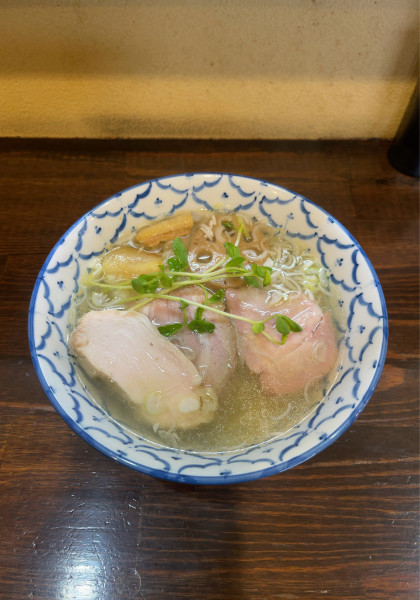 「塩ラーメン（1200円）」@醤油ラーメン専門店 一仁の写真