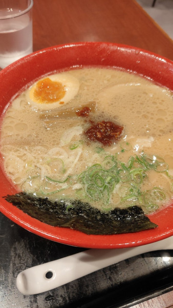 「夜とんらぁ麺」@ちゃぶ屋 とんこつ らぁ麺 CHABUTON ヨドバシ横浜店の写真