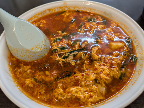 「辛麺４辛(1300円)」@辛麺本舗 さやかの写真