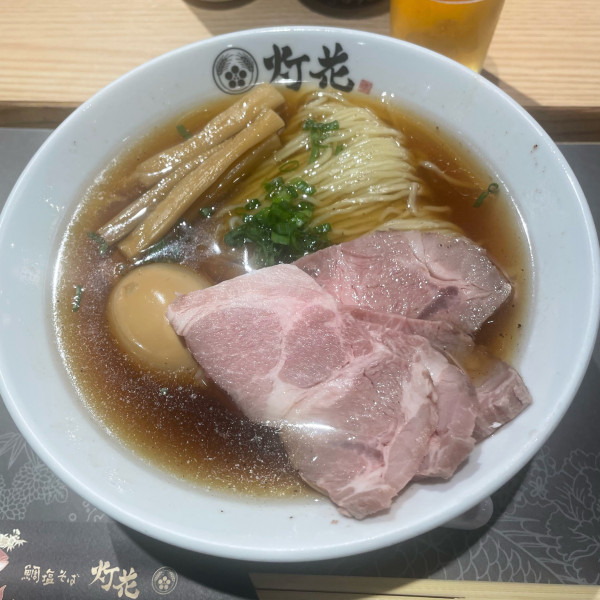 「特製中華そば」@鯛塩そば 灯花 浦和PARCO店の写真