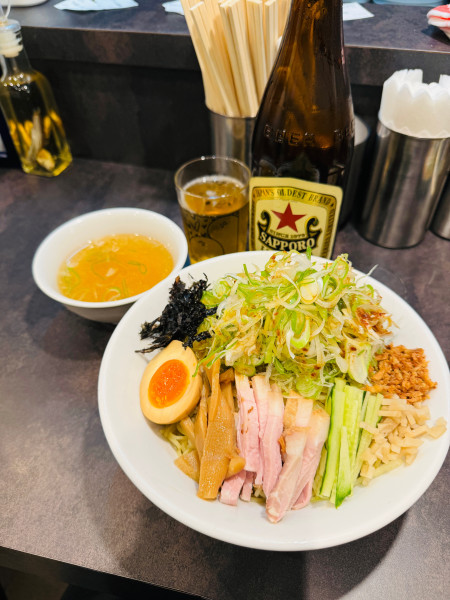 「煮干冷やしネギそば(ネギ増し)」@西永福の煮干箱の写真