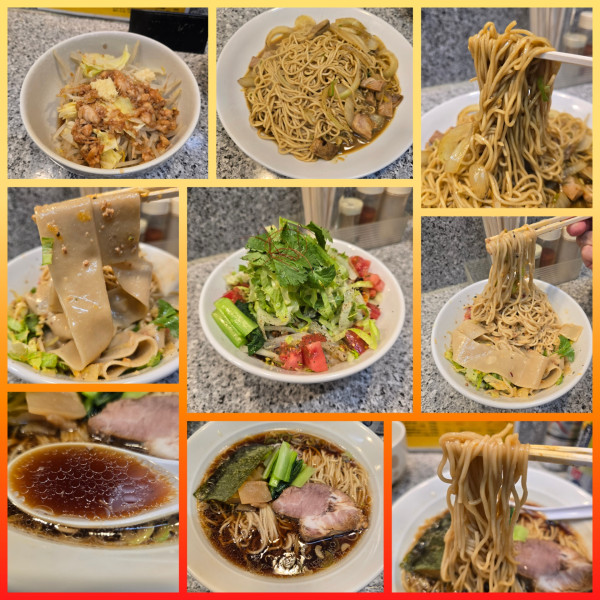 「冷やしサラダ汁なし担々麺 中華そば改 他」@麺屋 有希の写真