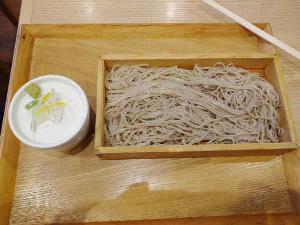 「もりそば（600円）」@中村麺兵衛 渋谷店の写真