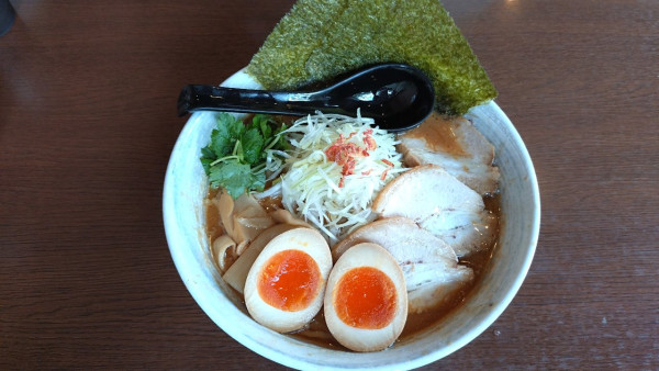 「無双海老みそラーメン(大盛)」@支那そば 無双庵の写真