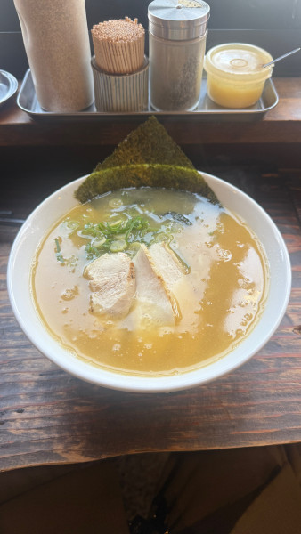 「鶏白湯ラーメン@800」@ほったて小屋の写真