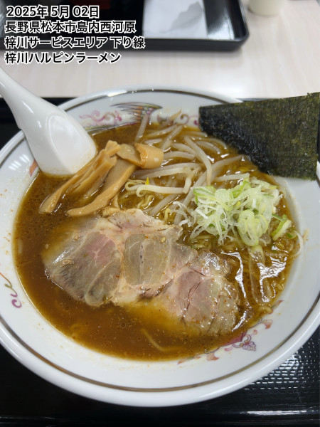 「梓川ハルピンラーメン」@梓川サービスエリア下りの写真