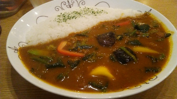 「野菜とひき肉のカレー 1000円」@カリカリの写真