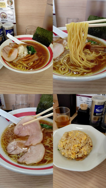 「『八王子 醤油+半チャーハン(¥780+400)』」@らーめん専門店 椚田の写真