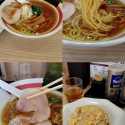 『八王子 醤油+半チャーハン(¥780+400)』