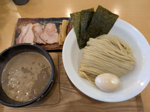 「特製豚骨魚介つけ麺」@麺道 ひとひらの写真