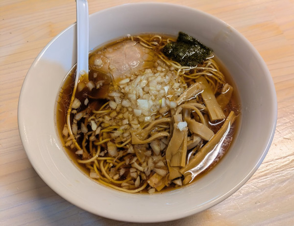 「ラーメン 700円」@元祖敏々亭 びんびんの写真