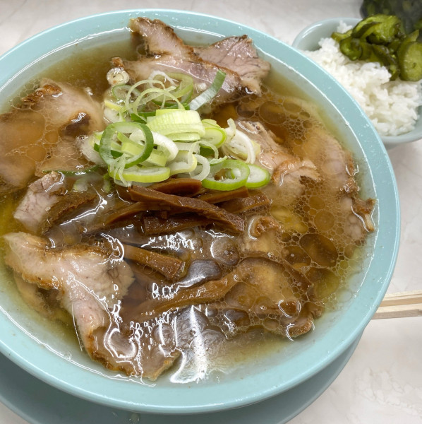 「中華そば 790円＋めし無料」@川口トラちゃんラーメンの写真