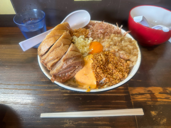 「まぜそば」@ハイマウントJ つくば店の写真