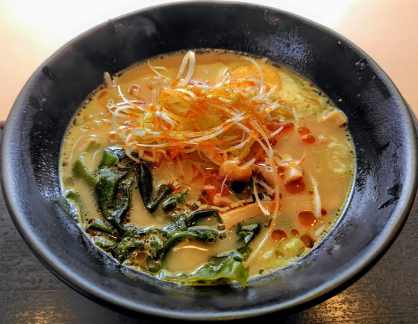「辛ねぎ味噌ラーメン 700円」@ゆで太郎 Tokyo-Bay 東雲駅前店の写真