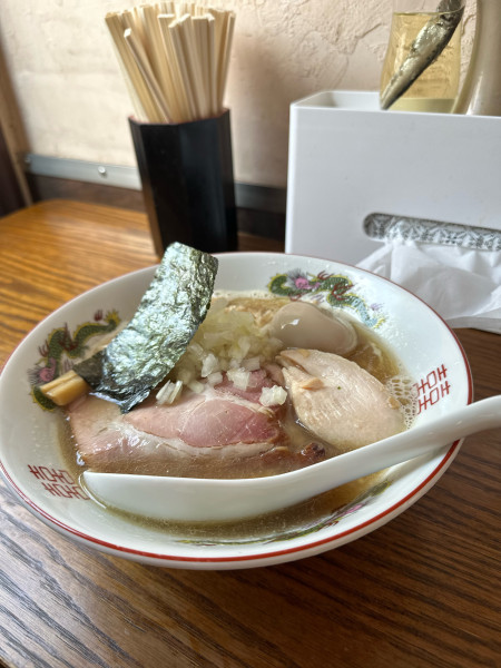 「味玉煮干しそば」@中華蕎麦 縁の写真