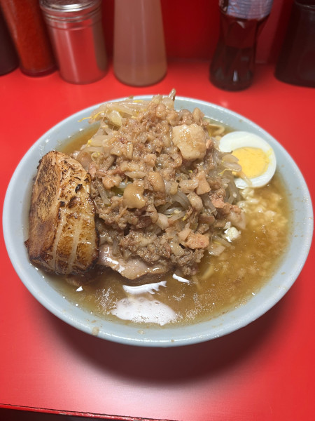 「ラーメン少なめ　炙りぶた」@ラーメン富士丸 明治通り都電梶原店の写真