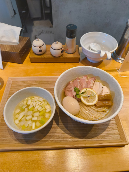 「特製昆布水つけ麺　塩　1350円」@Hamano Comugiの写真