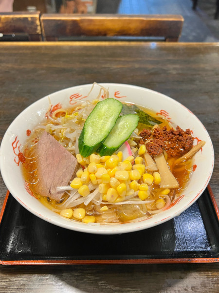 「激辛冷しらーめん」@栄屋本店の写真