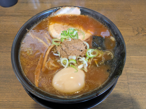 「らーめん＋味玉子」@らーめん まる井の写真