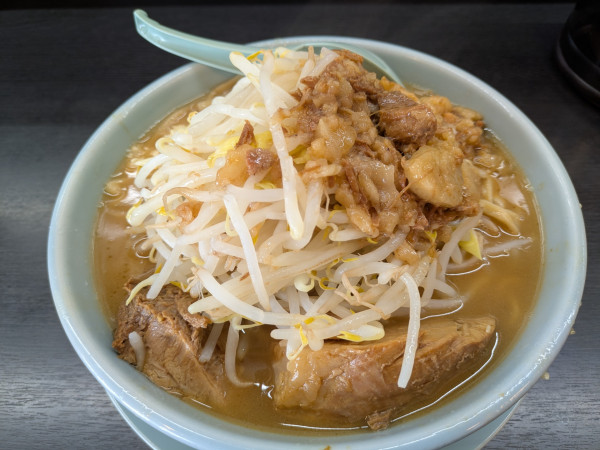 「豚そば肉2枚(並盛)」@ラーメン弐豚 小千谷店の写真