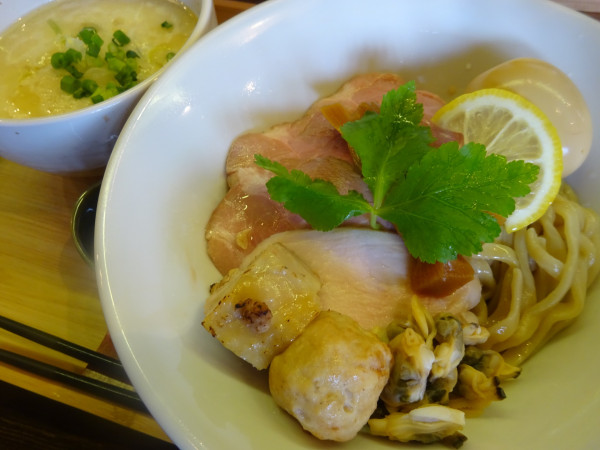 「特製濃厚クラムつけ麺　1,500円」@鶏と貝 MUUの写真
