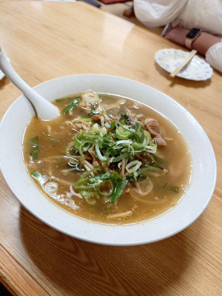 「もつラーメン（塩）」@中華料理の店 えぷろん亭の写真