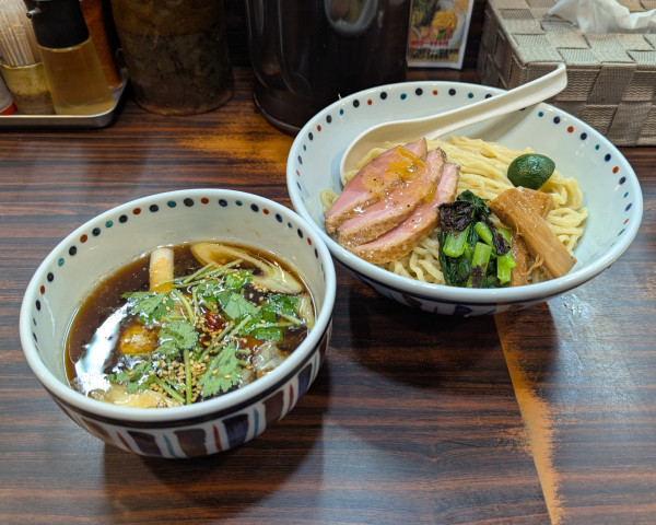 「鴨つけ麺〜あっさり醤油南蛮仕立て〜」@らー麺 あけどやの写真