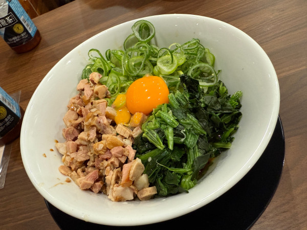 「油そば」@家系ラーメン ゆくる家の写真