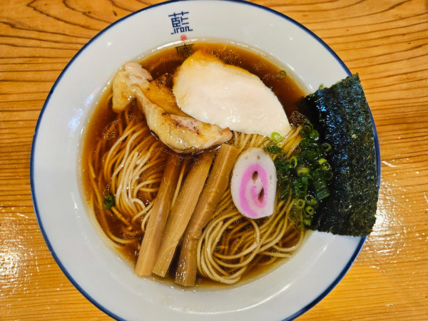 「中華そば(醤油)」@阿波尾鶏中華そば 藍庵の写真