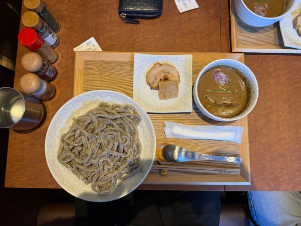 「御影つけ麺」@手打式特級多加水 御影麺 鏑矢の写真