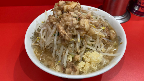 「小ラーメン（全マシ）」@ラーメン二郎 朝倉街道駅前店の写真
