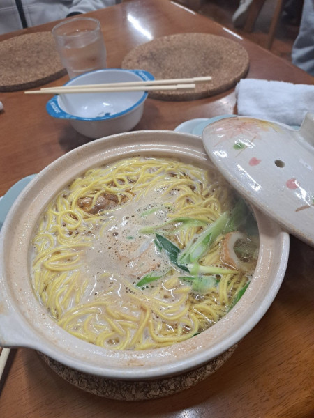 「なべ焼ラーメン　大」@橋本食堂の写真