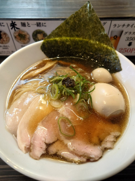 「煮干しトリュフそば」@志奈そば 田なかの写真