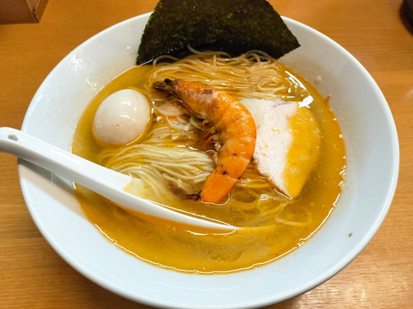 「海老塩そば」@麺処ろくめいの写真