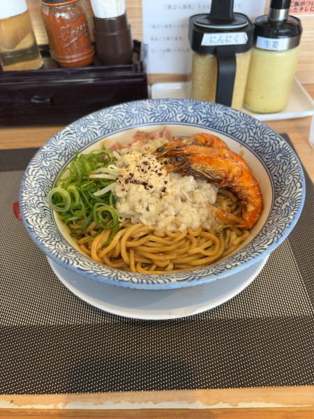 「えび混ぜそば」@セアブラノ神 伏見剛力の写真