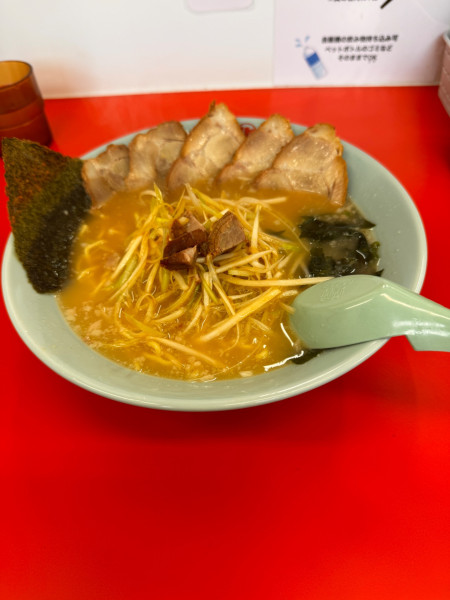 「ネギチャーシュー１２００円」@ラーメンショップ〇化 佐原51号店の写真