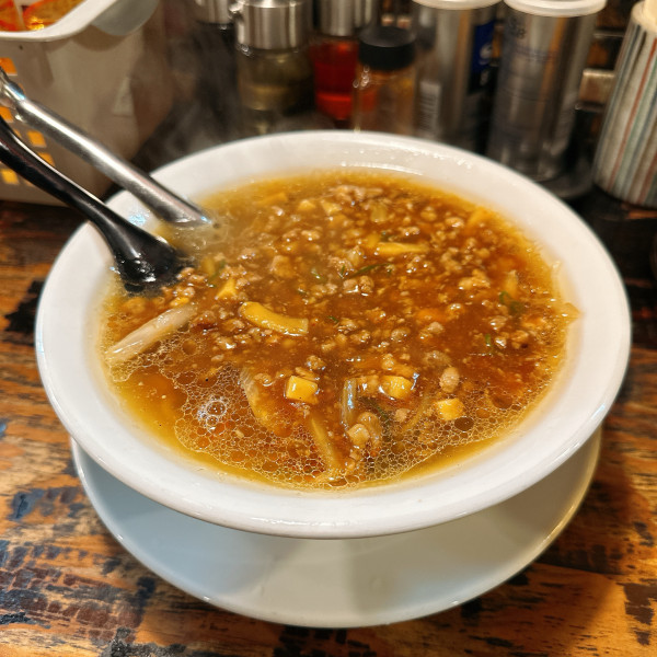 「肉あんかけラーメン」@麺屋 うるとら 鷹巣店の写真