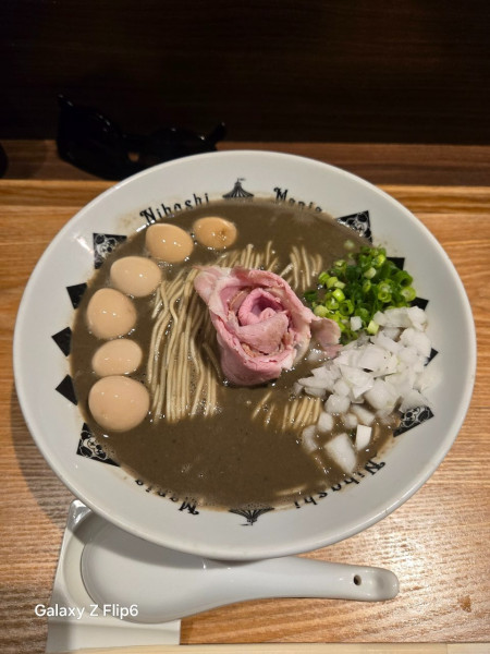 「イガゴロ煮干ソバ(境港白イカ煮干、スルメイカ煮干×境港100)」@NIBOSHIMANIAの写真