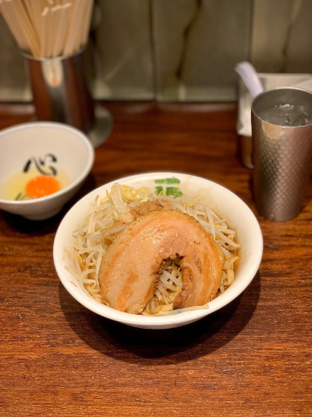 「雷そば」@ラーメン 雷 東京本丸店の写真