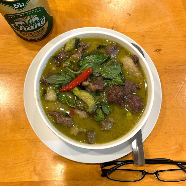 「アライグマのグリーンカレー」@クァクンティムの写真