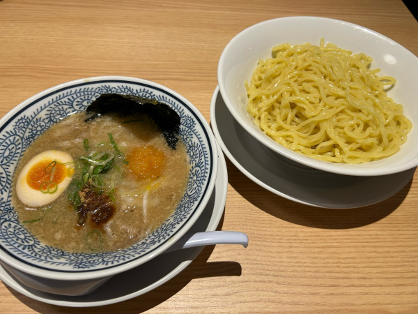 「肉そばつけ麺」@丸源ラーメン 江戸川鹿骨店の写真