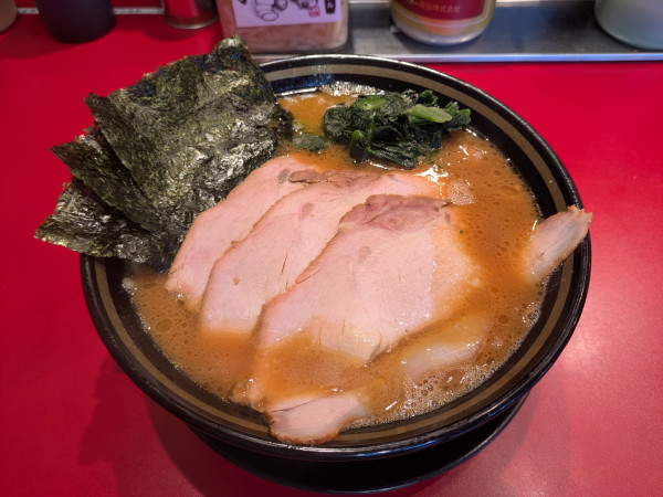 「チャーシューメン（3枚）」@家系ラーメン 王道乃印 柏店の写真