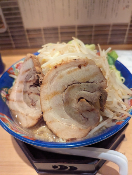 「豚ラーメン+麺大盛」@小麦と鈴の写真