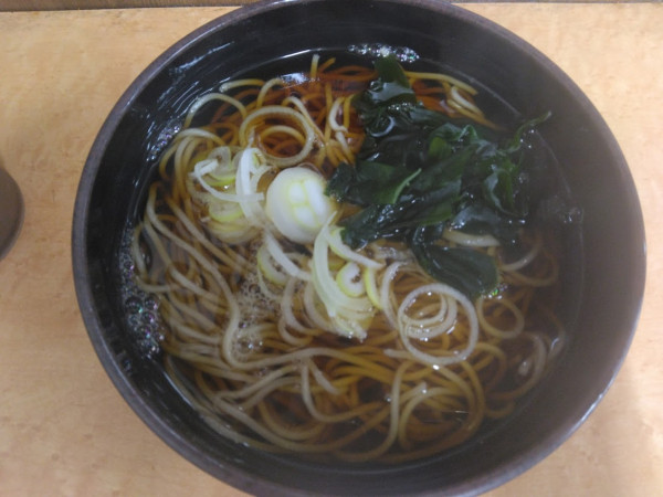 「かけそば350円」@そば処 味の里の写真