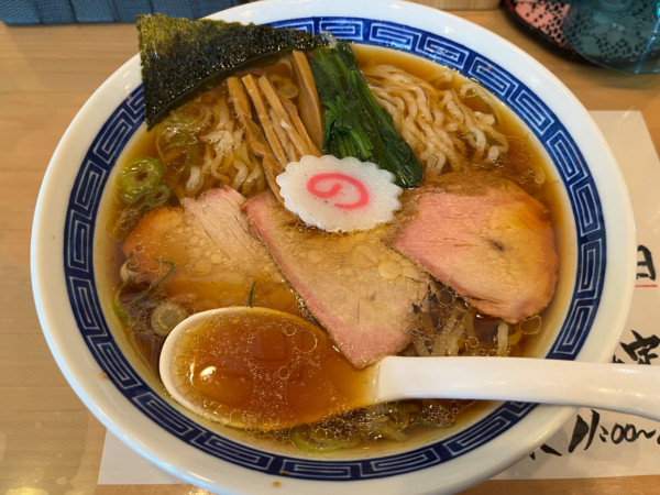 「白河手打ち中華そば大盛」@白河手打中華そば 大志 ヱビスヤいわき分店の写真