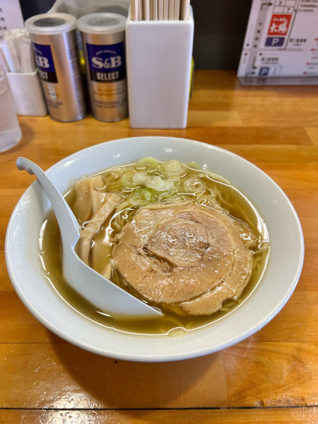 「らーめん・半チャーハンセット」@らーめん 太陽の写真