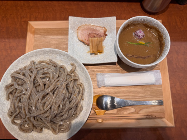 「御影つけめん（中）麺まし1枚」@手打式特級多加水 御影麺 鏑矢の写真