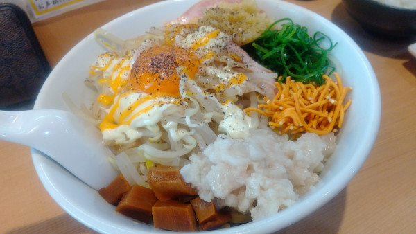 「【限定】プレミアム豚まぜそば」@らぁ麺 ふじ田 水戸本店の写真