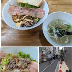 【限定】 BLTバーガーMazeSobaスープ付き